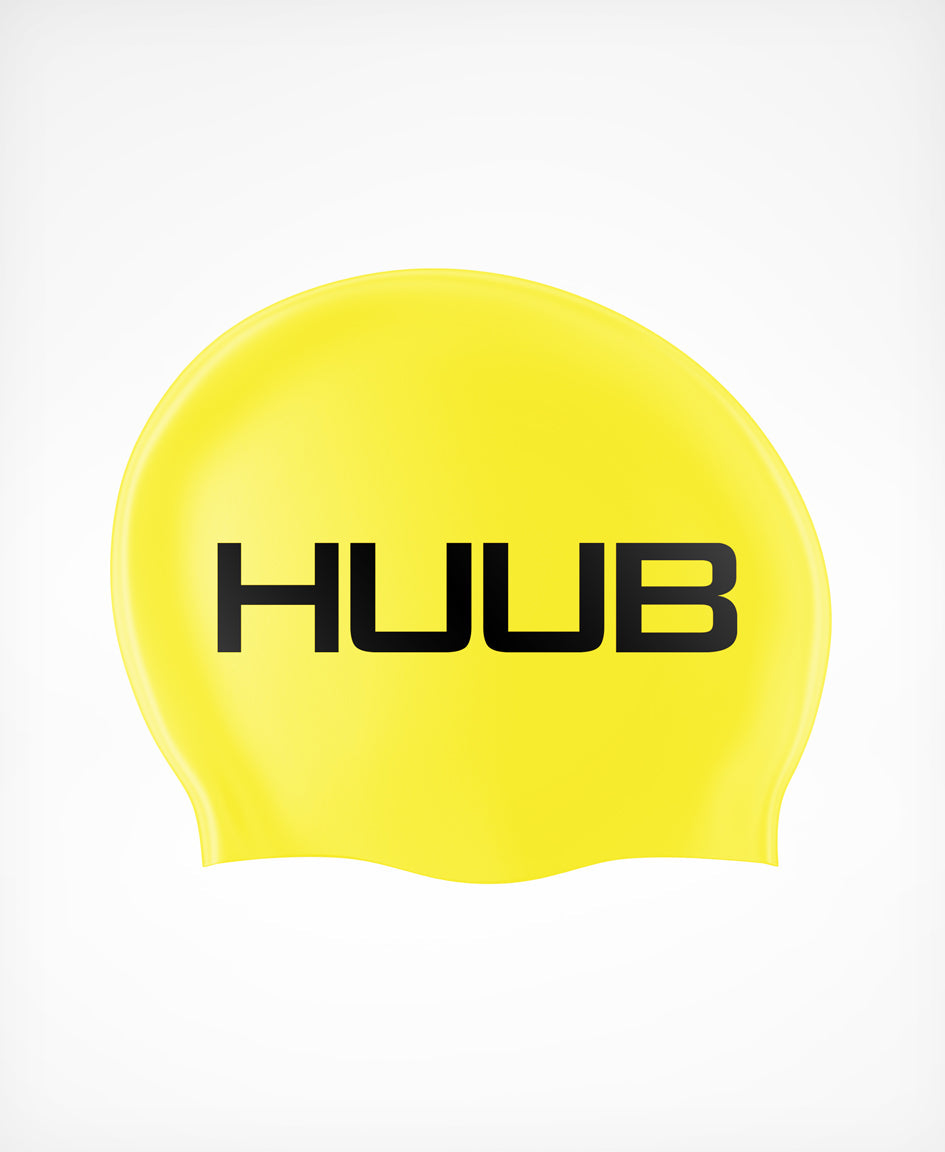 HUUB Long Hair Swim Cap – extra roomy, lightweight silicone, comfort fit for open water or pool