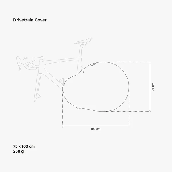 Housse de protection pour transmission de vélo