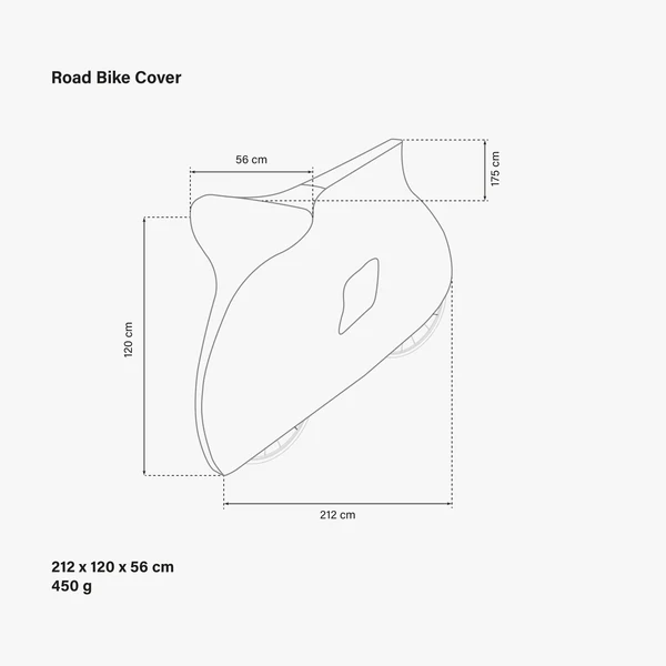 Housse de protection imperméable pour vélo de route