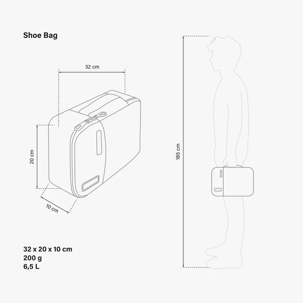 Sac de rangement pour articles chaussants