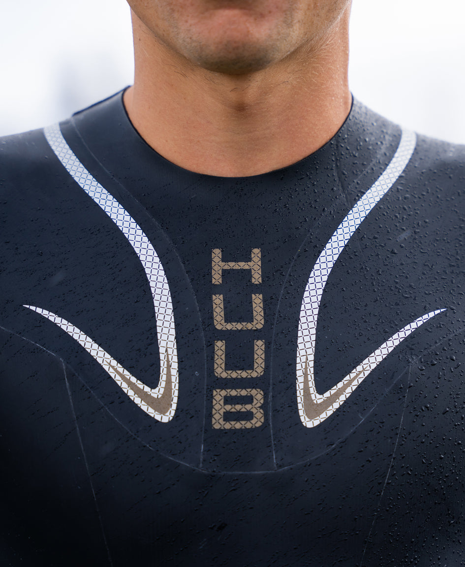 HUUB TC Performance 3:5 Men’s triathlon wetsuit—advanced fit panels, high-stretch neoprene, and 3:5 buoyancy