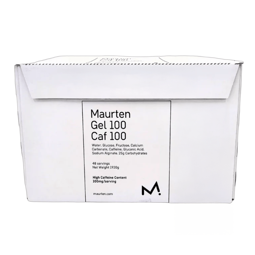 Maurten Gel 100 Caf 100 - Gel énergétique à la caféine Hydrogel, 25g de glucides, 100mg de caféine