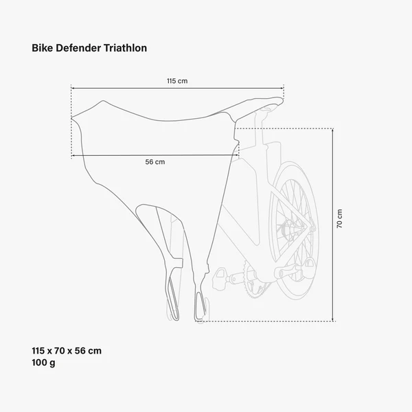 Protecteur de vélo de triathlon